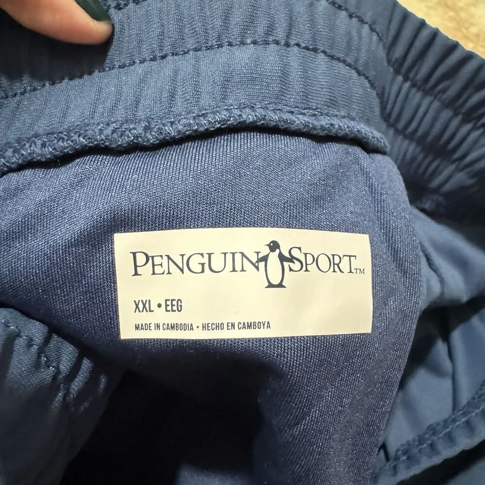 NWT Penguin Sport Men’s Blue Moisture Wicking Joggers XXL